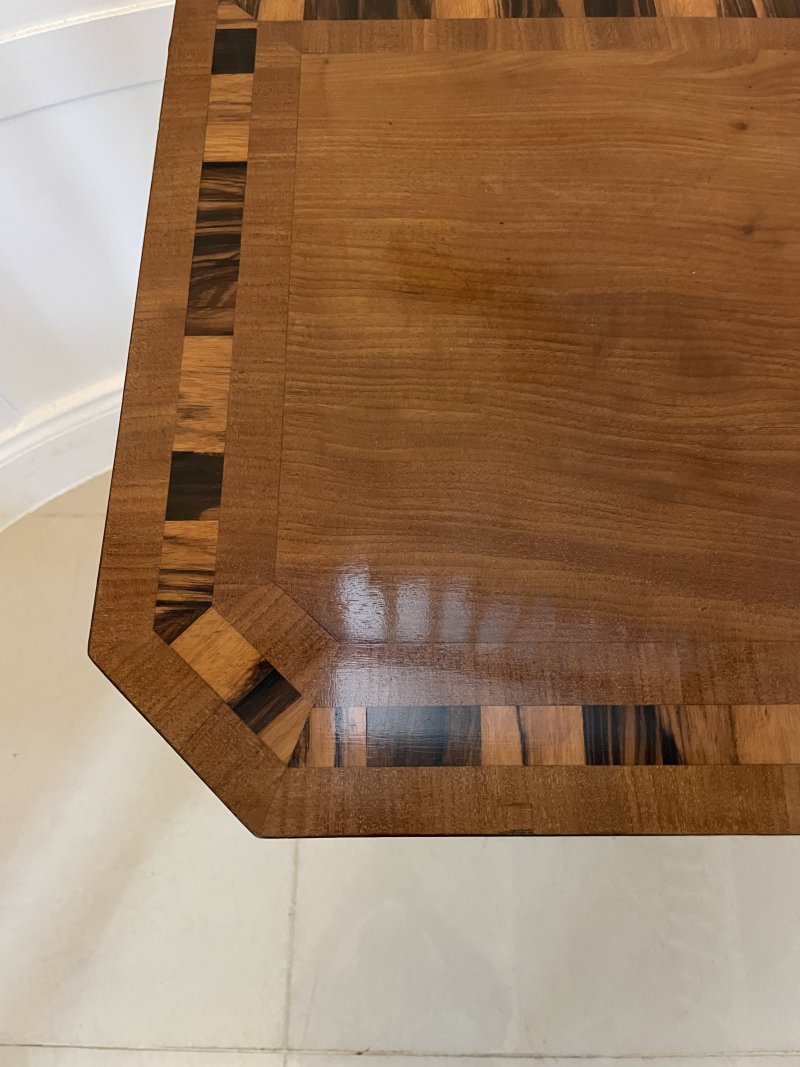 Outstanding Quality Antique Regency Mahogany Card/Console Table - Image 10